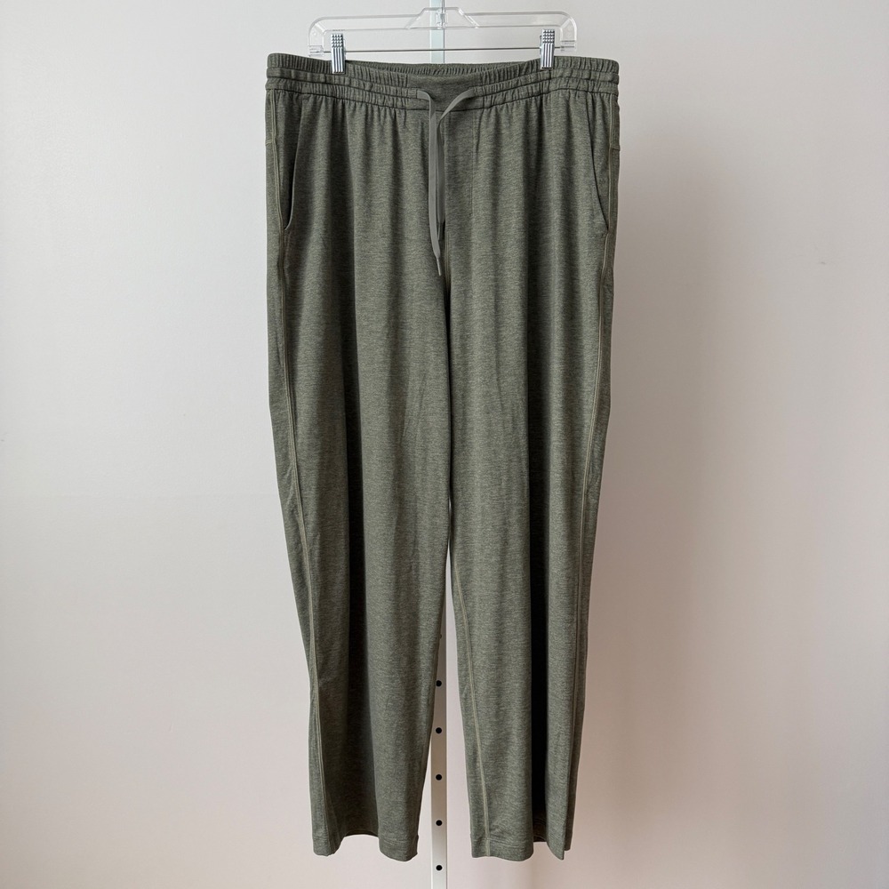 Lululemon athletic joggers pants green sz XXL drawstring elastic pockets NWOT